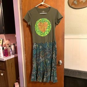 Authentic 90s/Y2K boho dress sz L